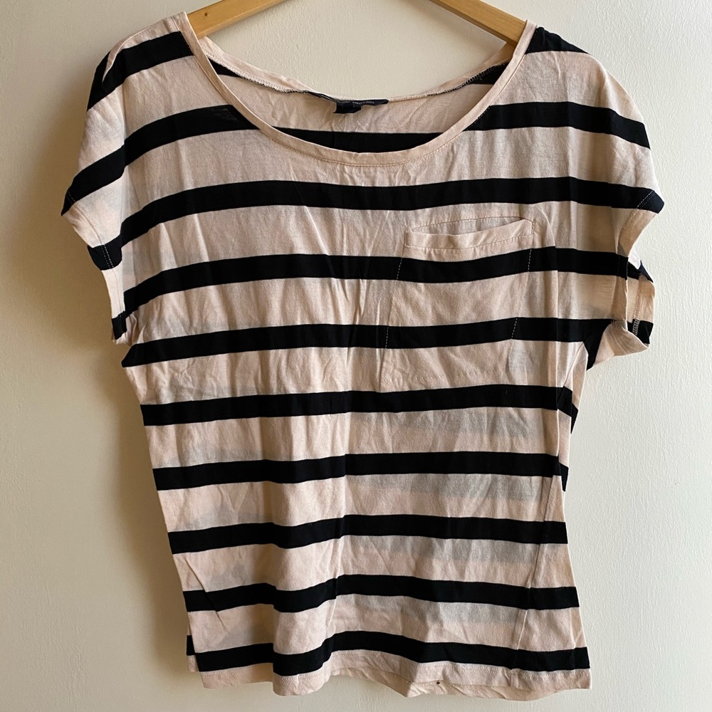 French Connection striped blouse